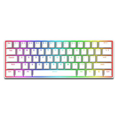 Redragon K630 - White RGB Blacklight